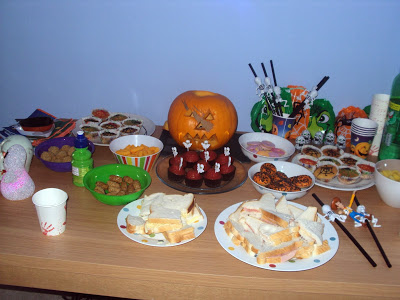 Halloween preparations