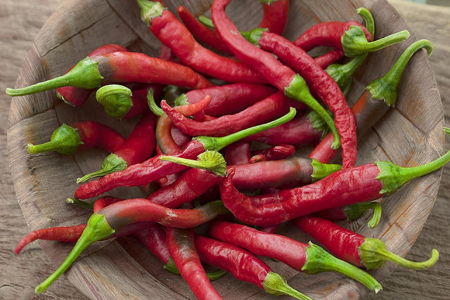 hot chilli peppers helps
