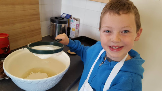 Making Bounty Brownies