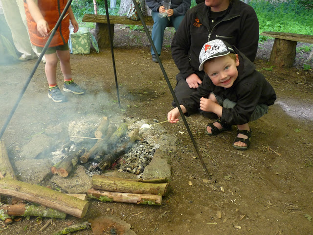 Cooking on a campfire National Trust activity