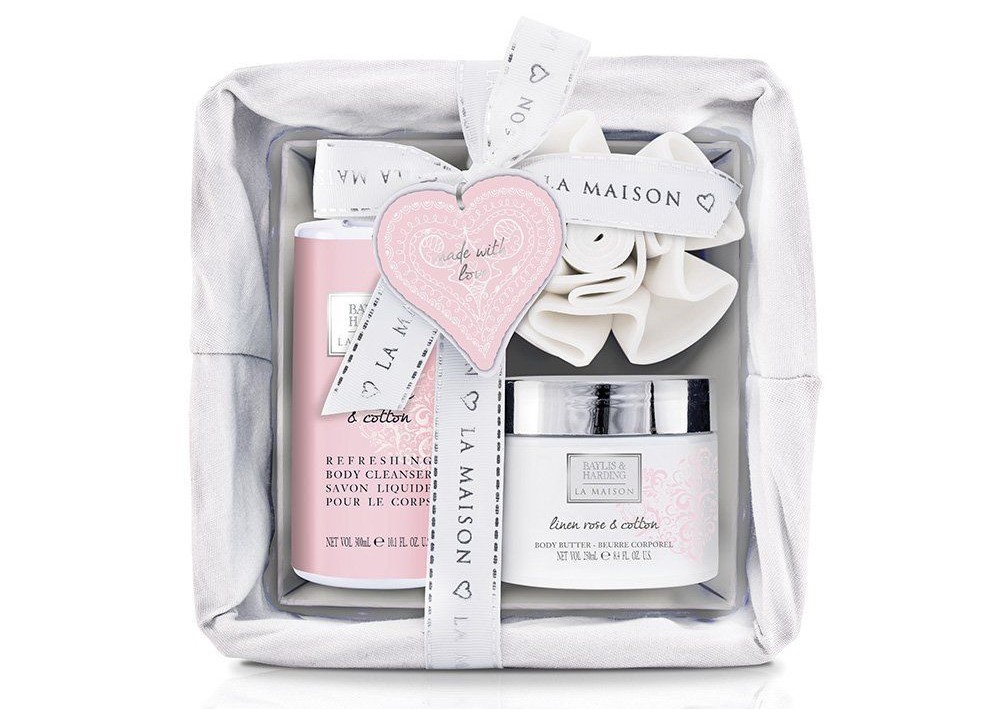 Baylis & Harding Linen Rose & Cotton Range