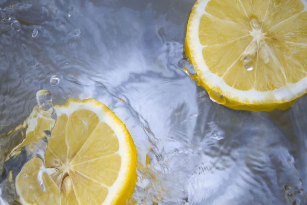 getting fit lemon water