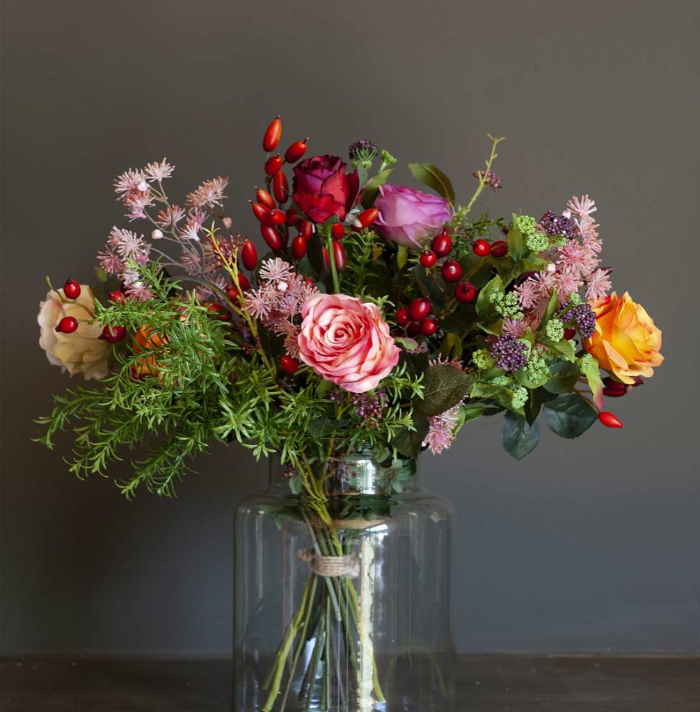 faux flowers