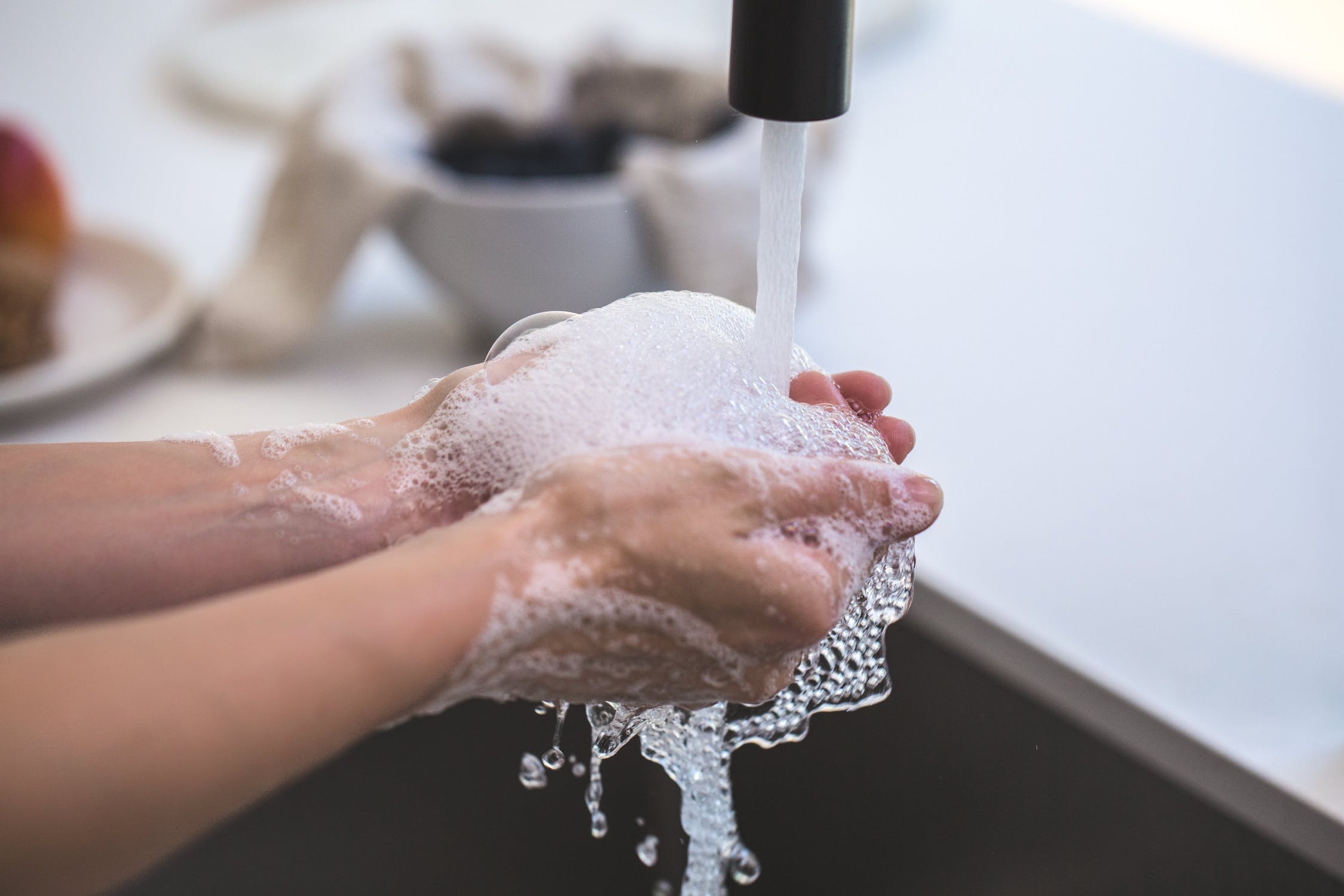 hand washing germs