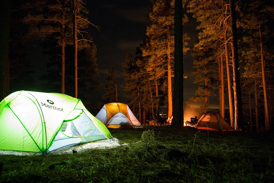 family camping trip