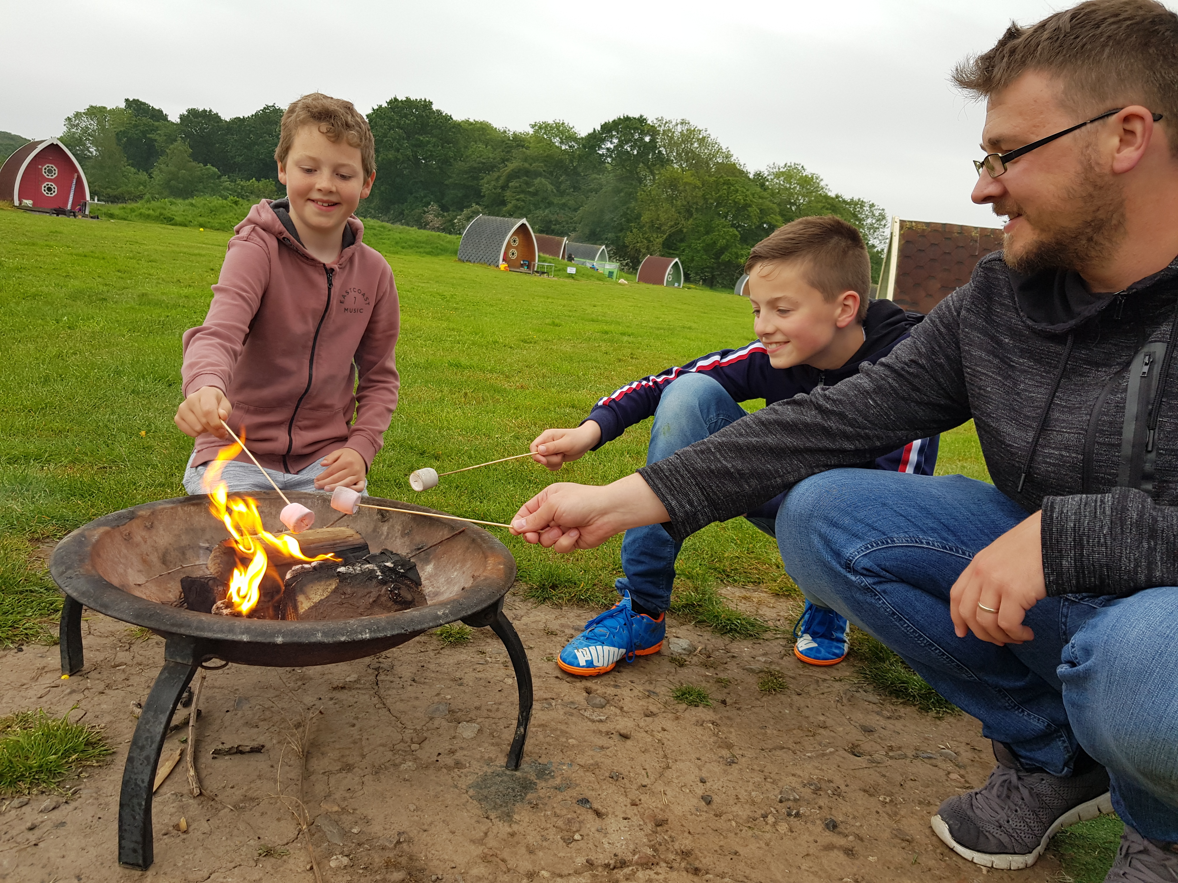 Stanley Villa Farm Camping marshmallows