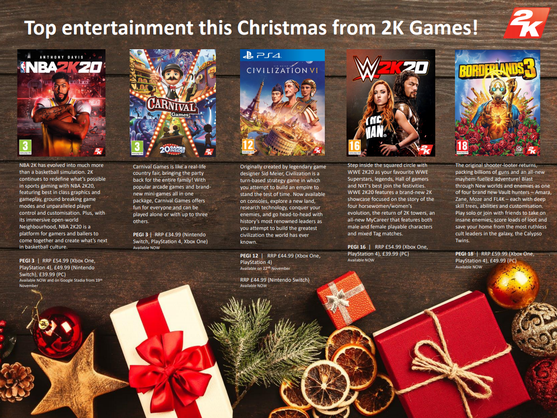console games Christmas gift