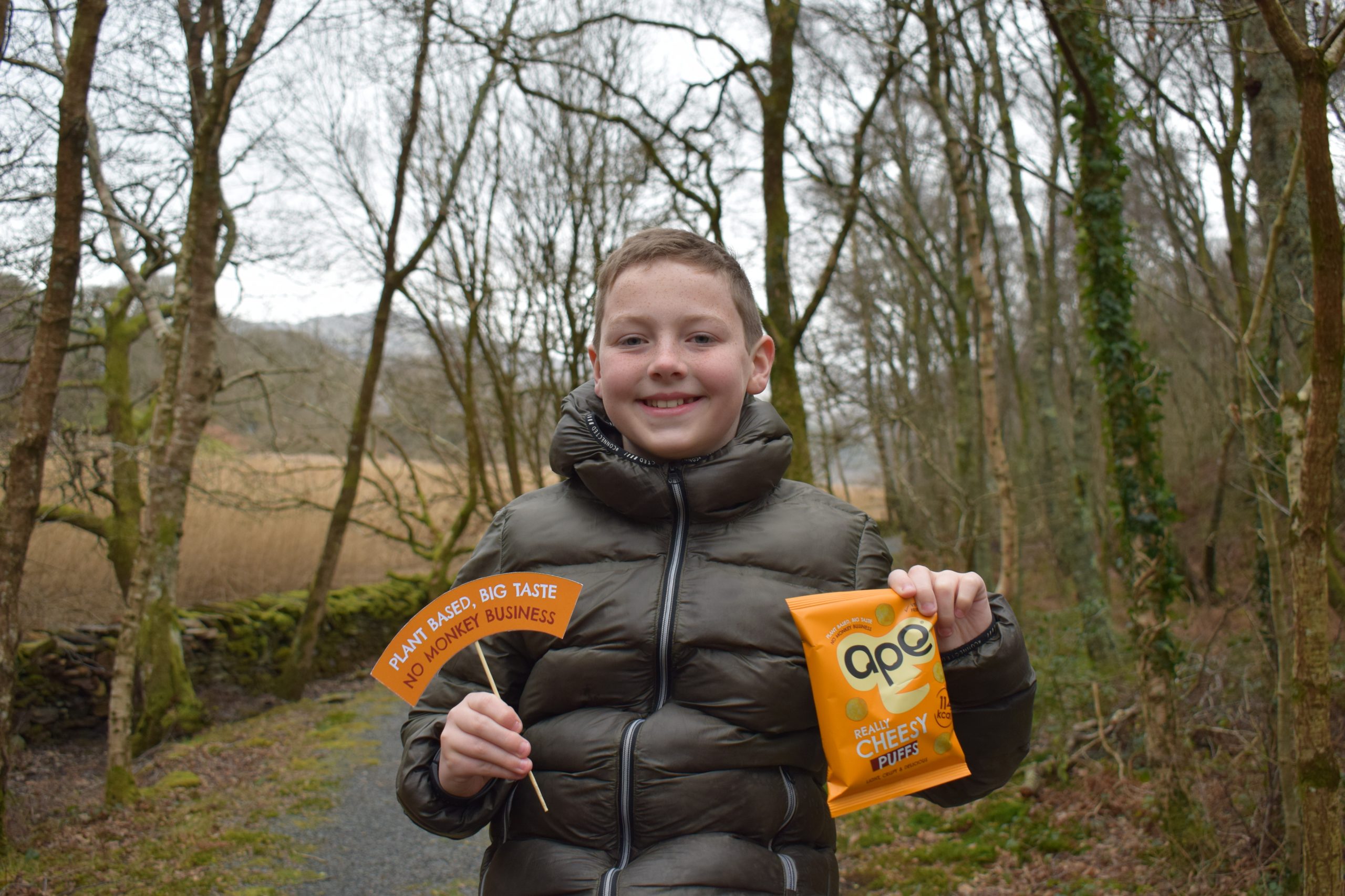 Active healthy outdoors ape snacks