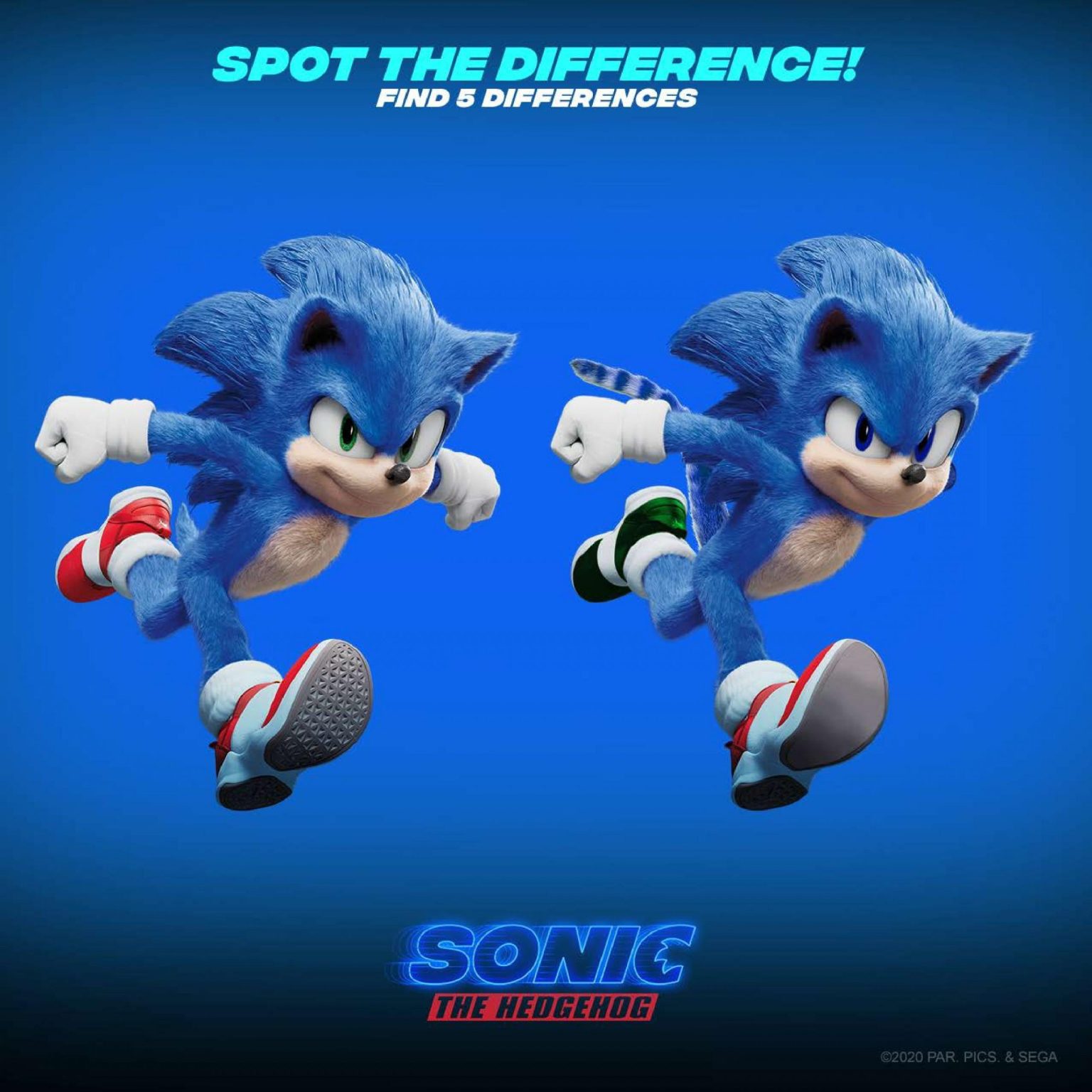 Sonic Spot The Difference