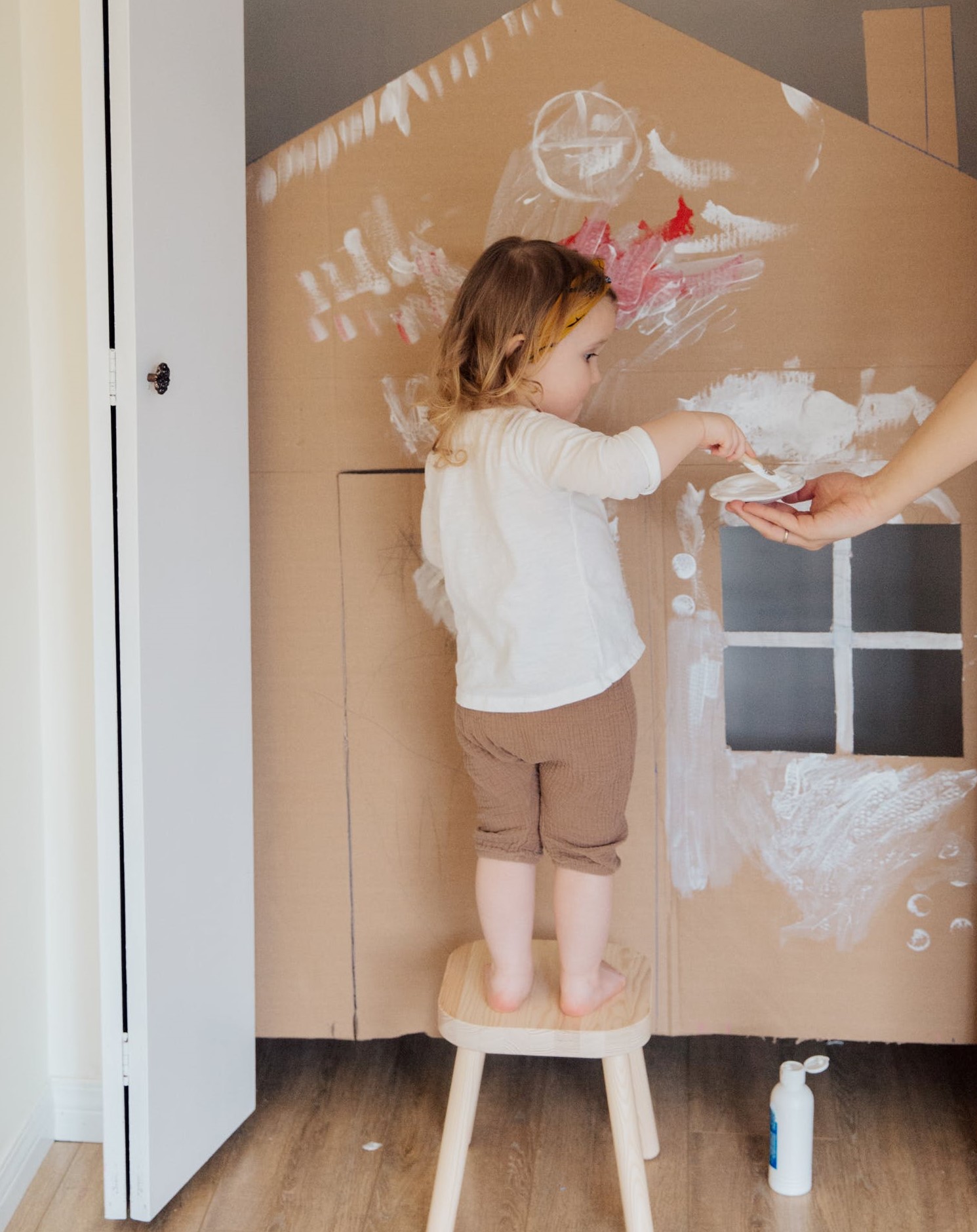 cardboard house indoor activities