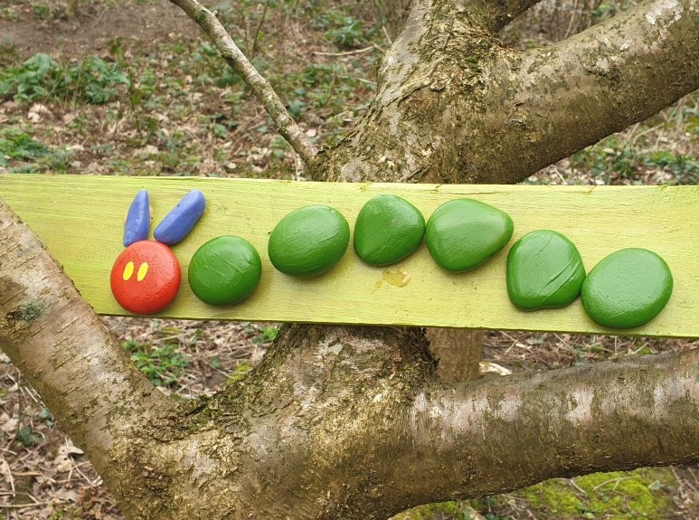 hungry caterpillar rocks