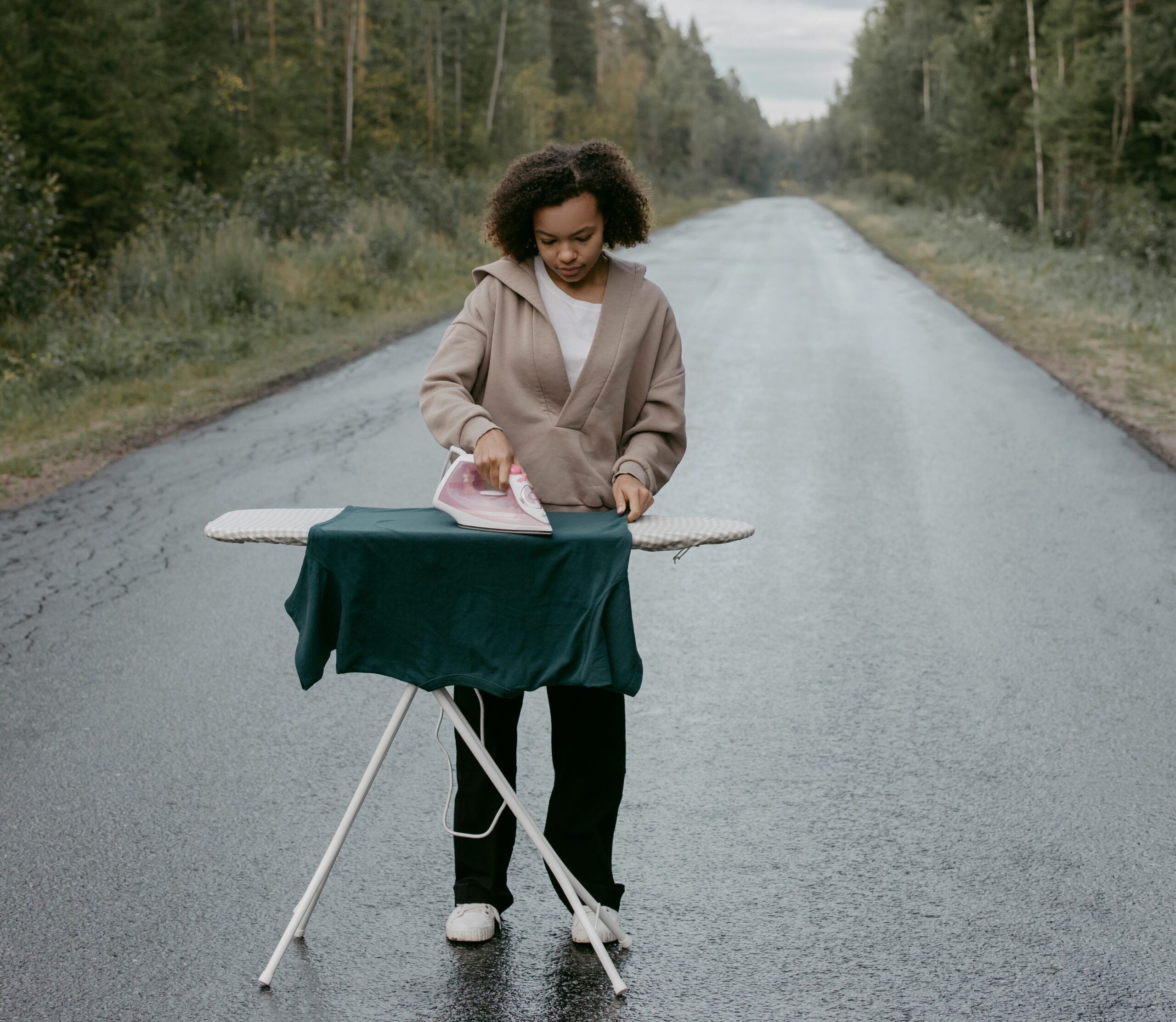 extreme ironing