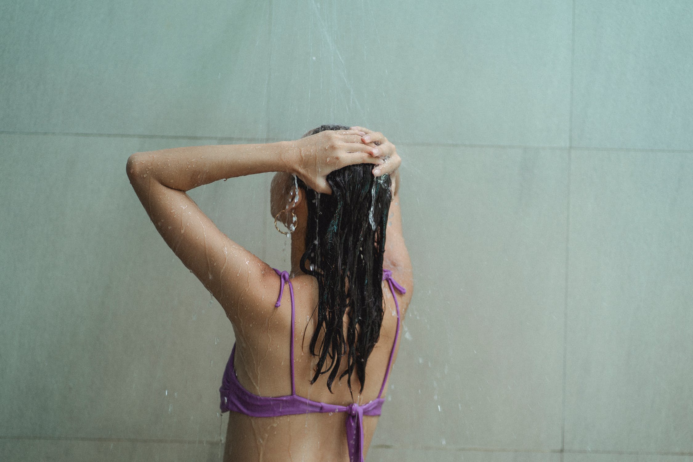 hot shower