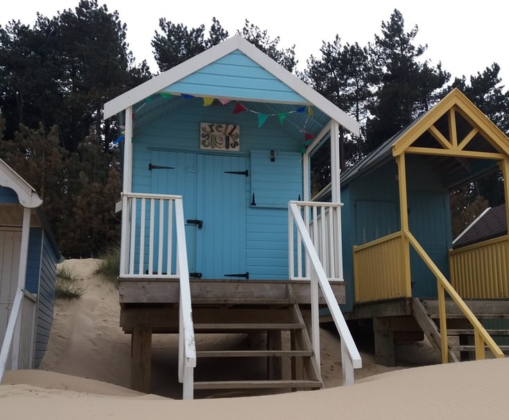 beach huts