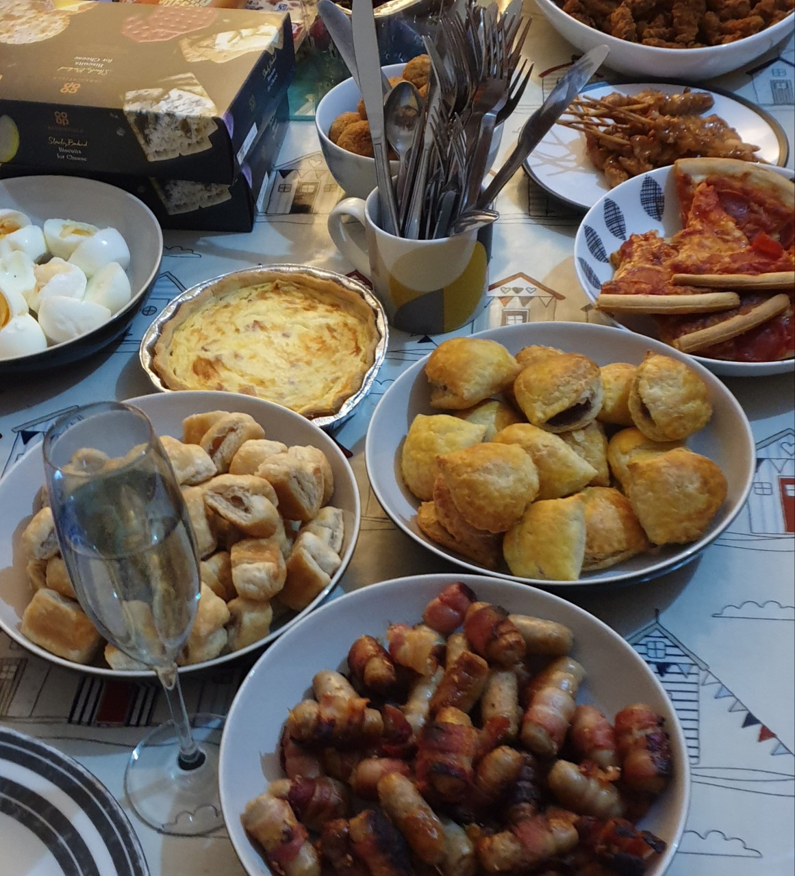 buffet with friends