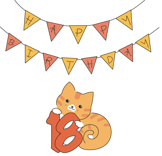 18th birthday card