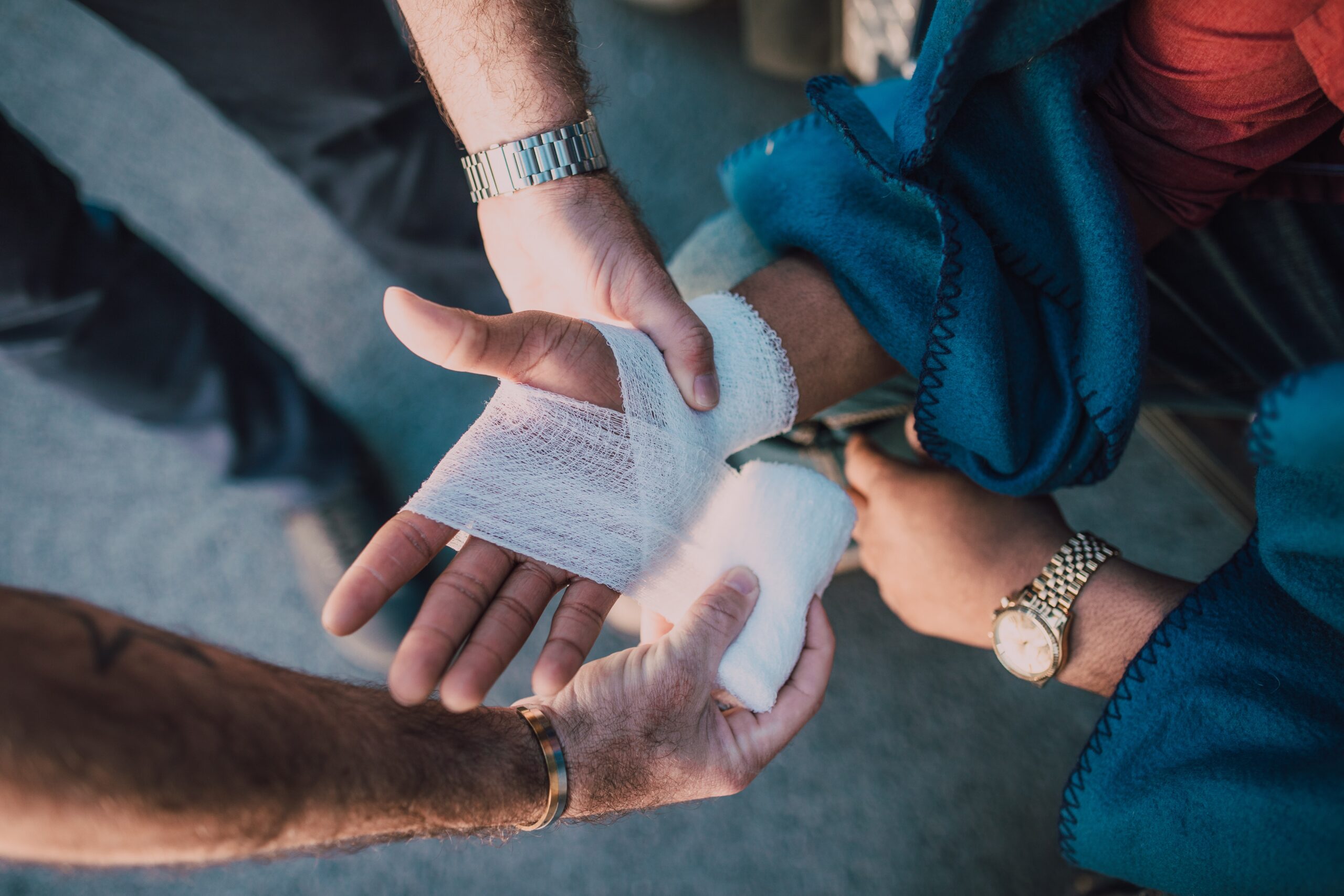 first aid bandages