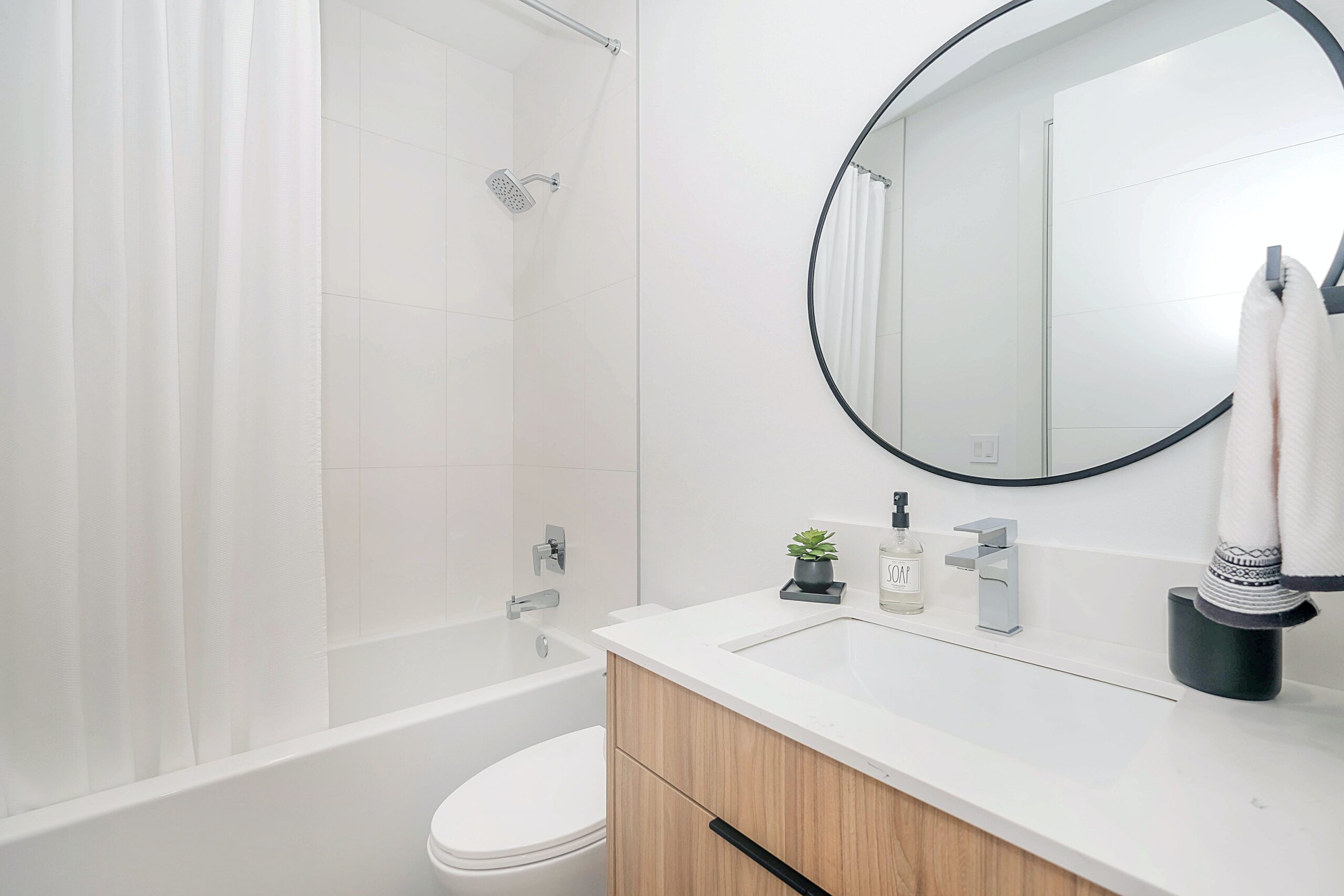 bathroom mirror