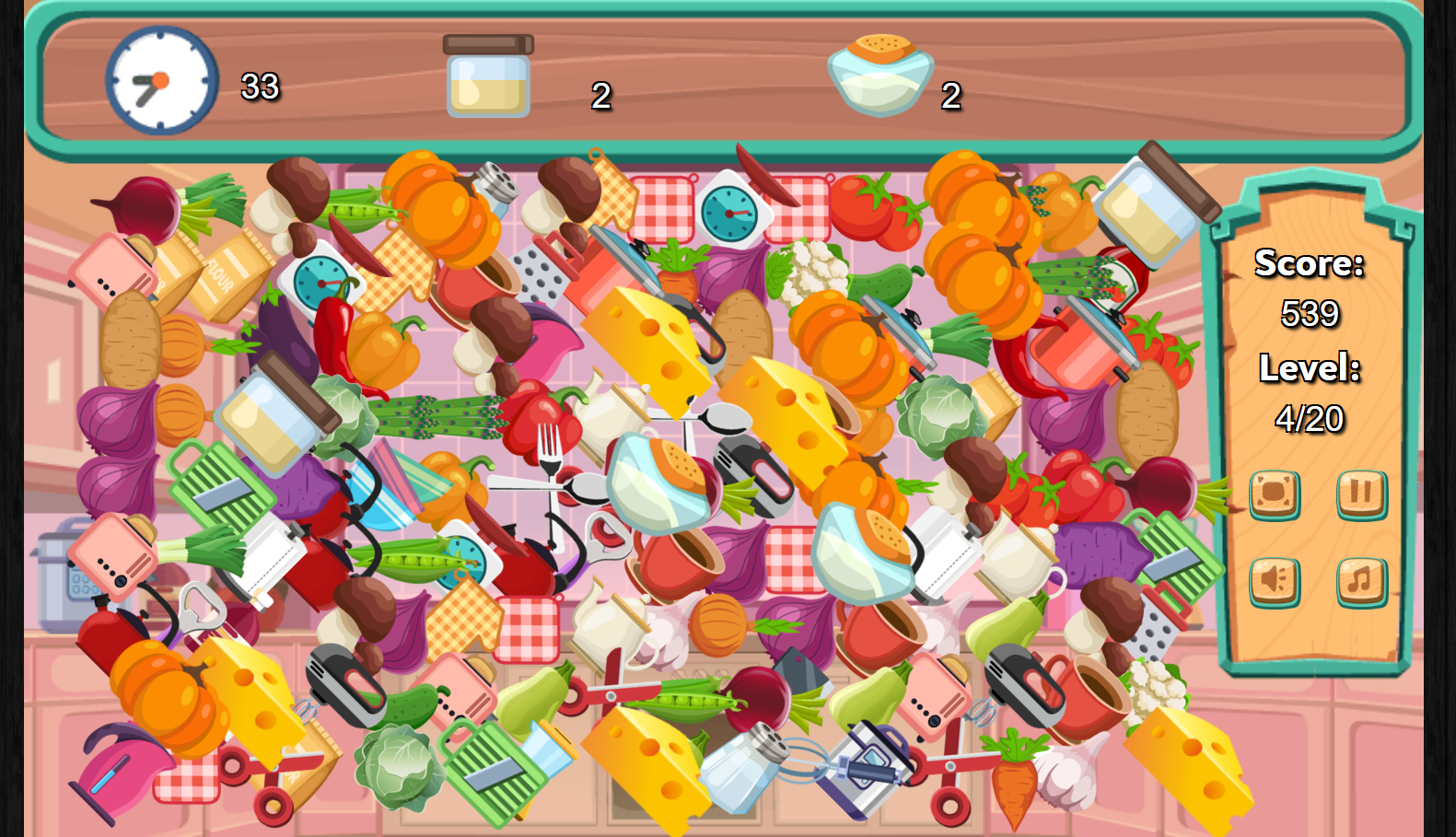 hidden food