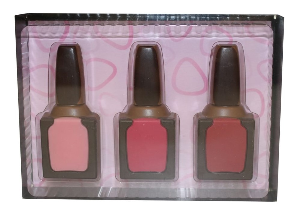 chocolate nail varnish set