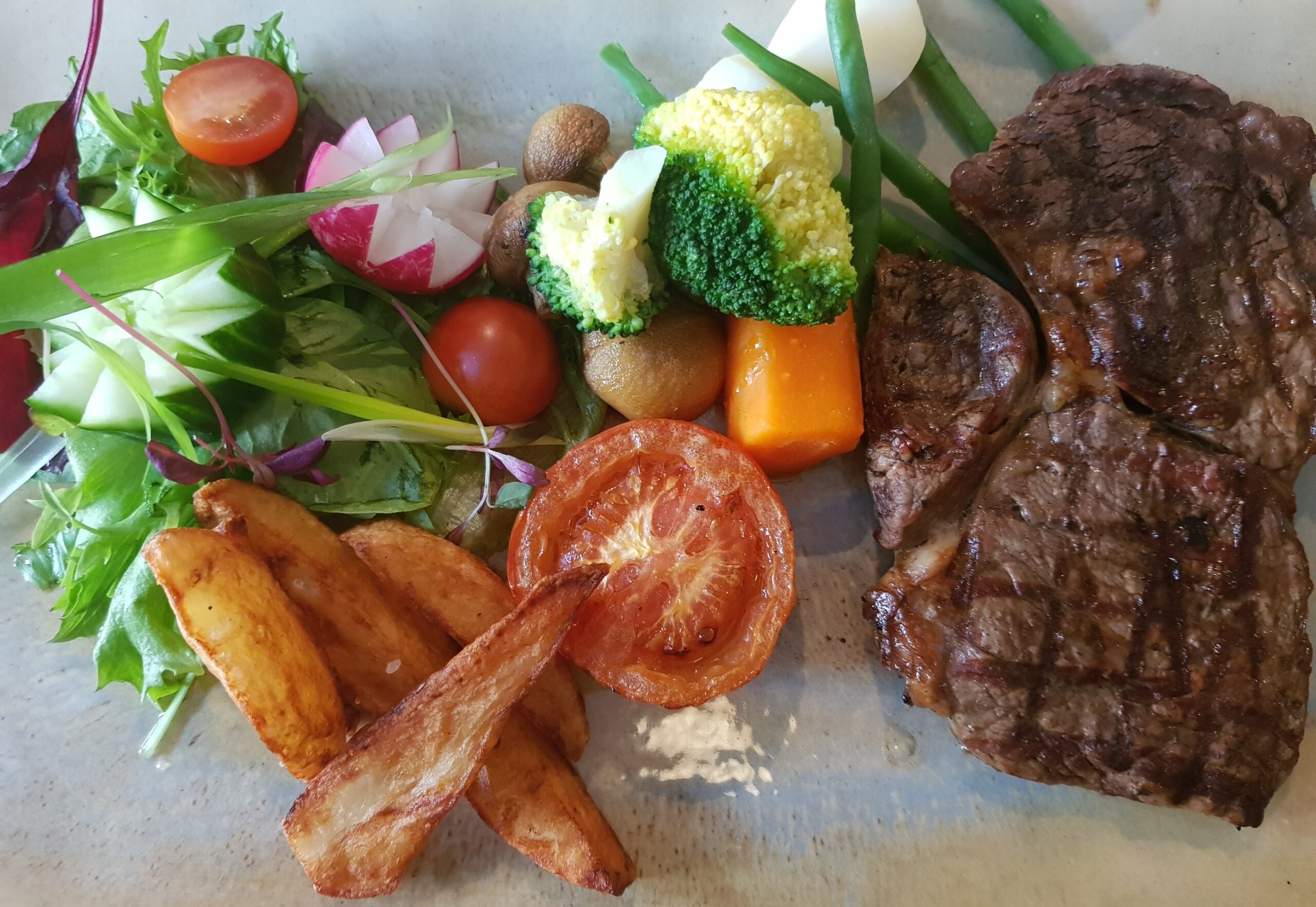steak dinner