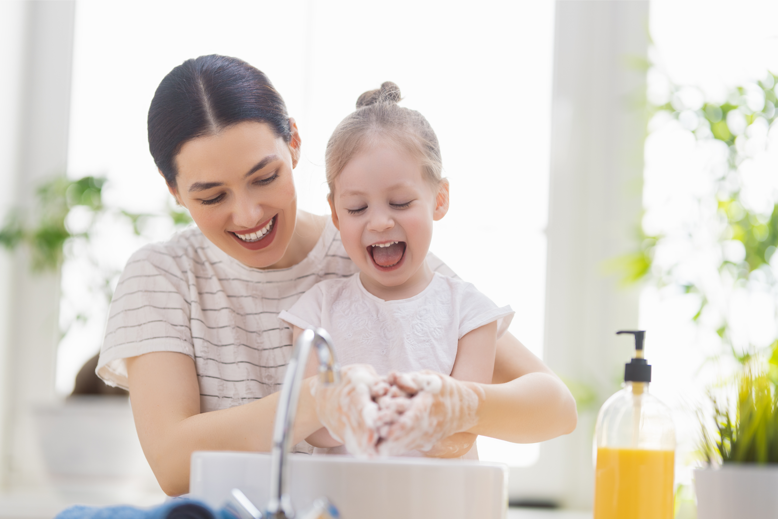 personal hygiene washing hands