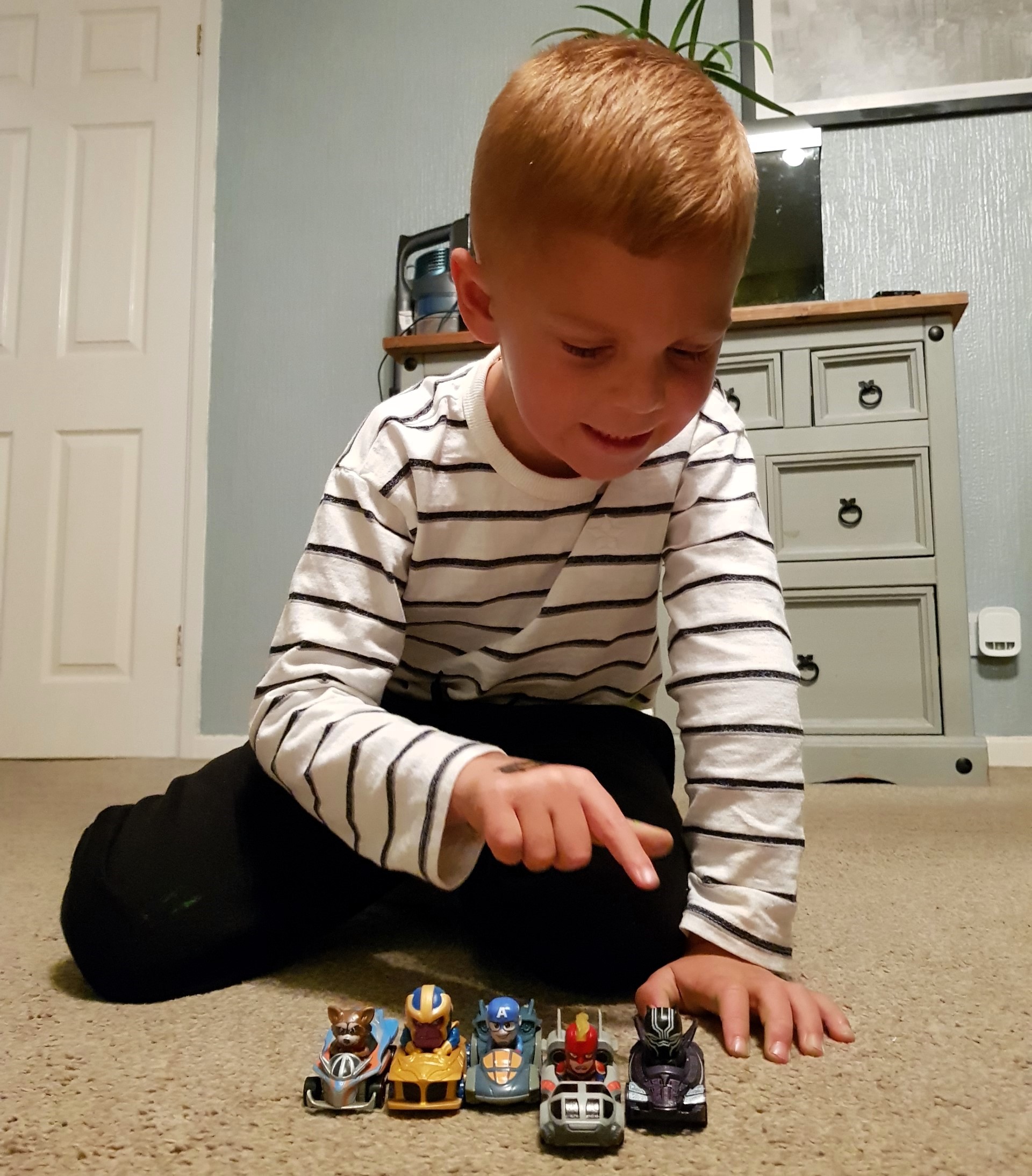 imaginative play with cars