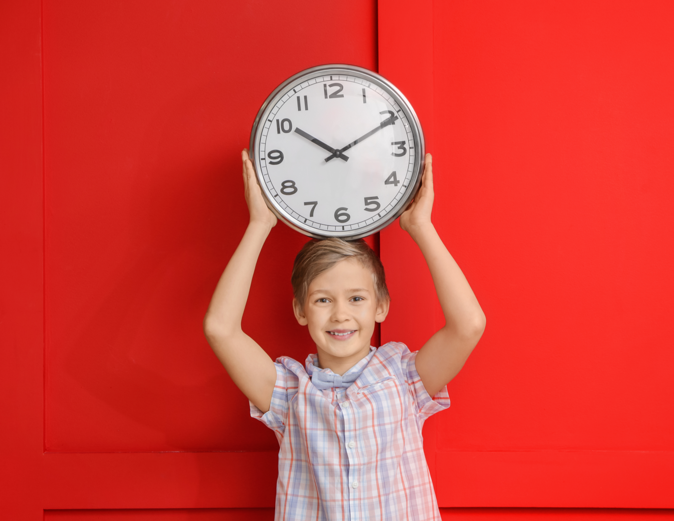 time management and hardworking child