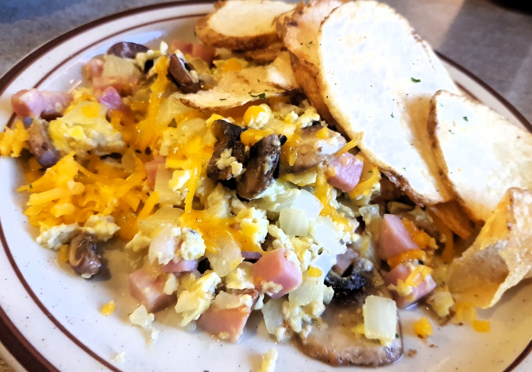 breakfast at the Omelet House