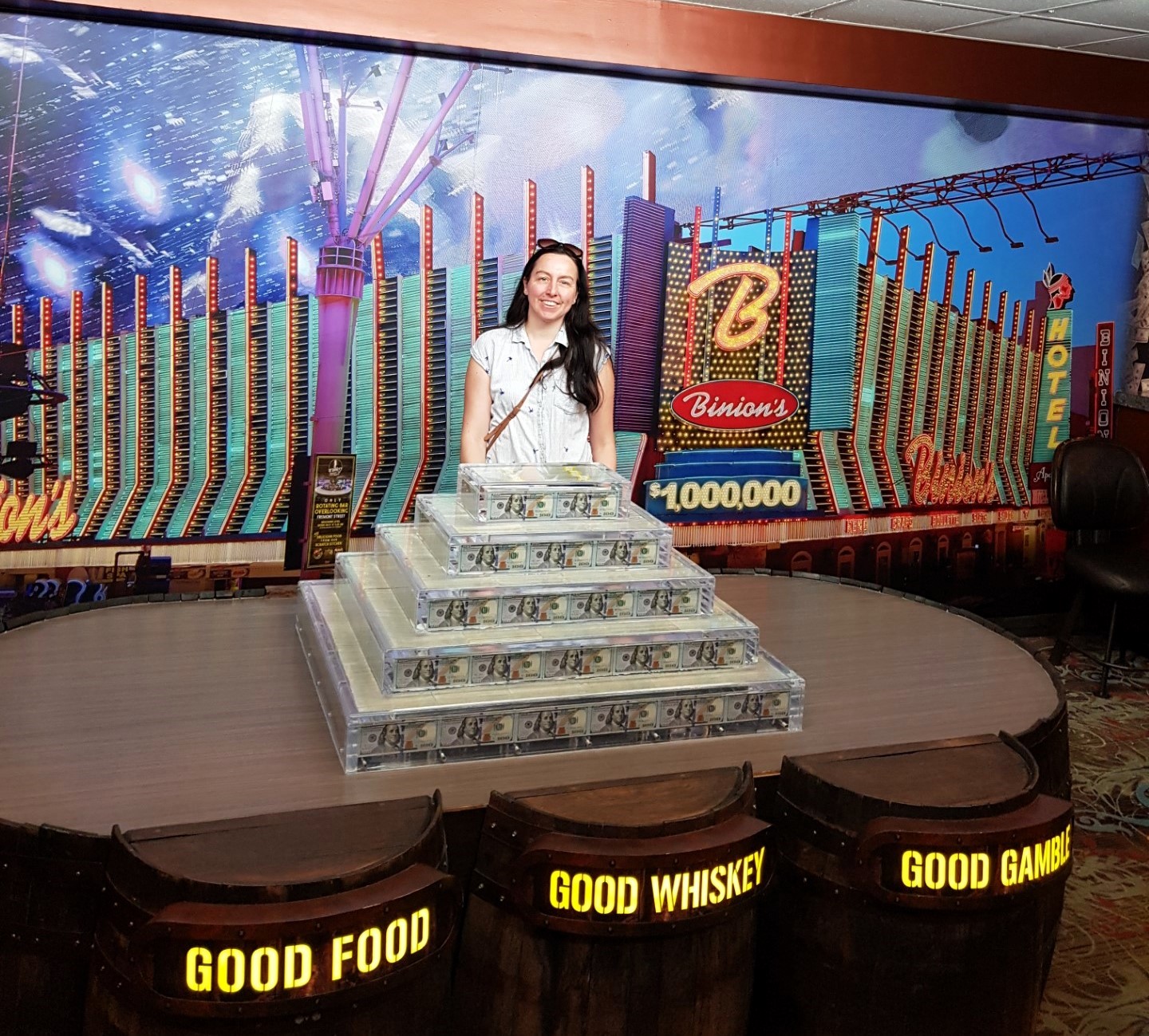million dollars display