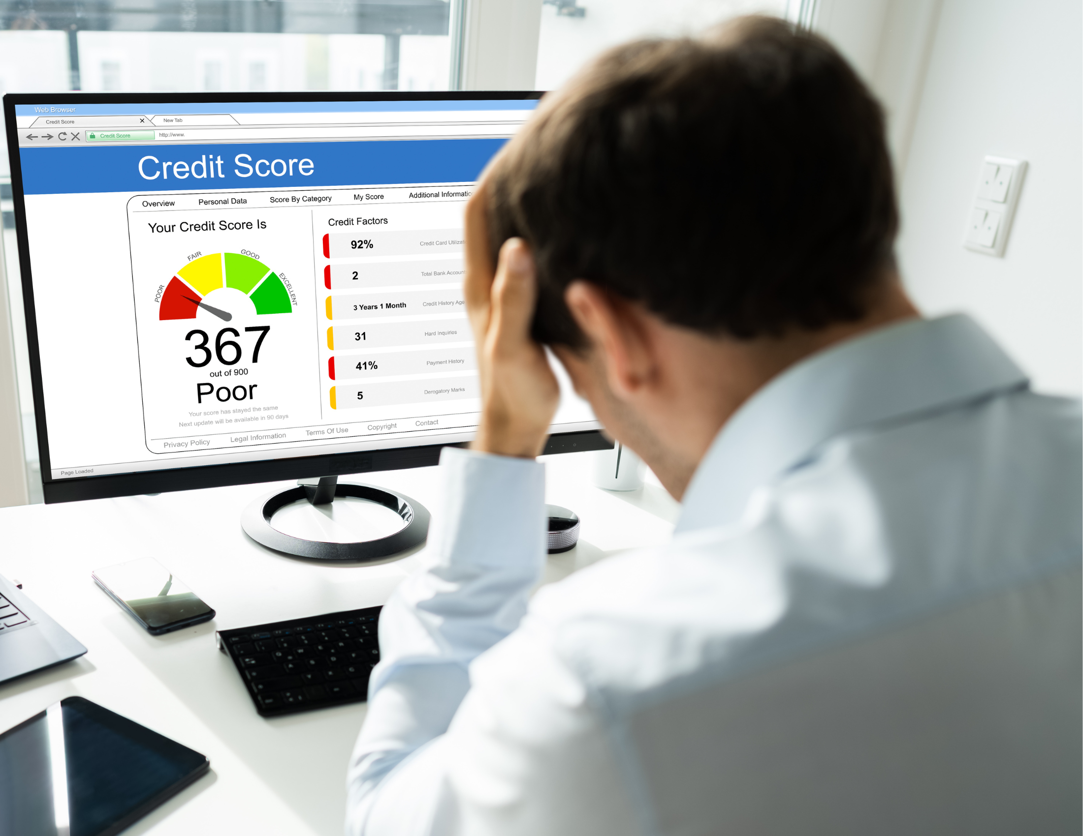 Rebuilding Your Credit checking your credit score